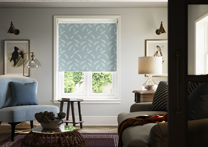 Innocence (Blackout), Bermudan Blue - Roller Blind - Image 3